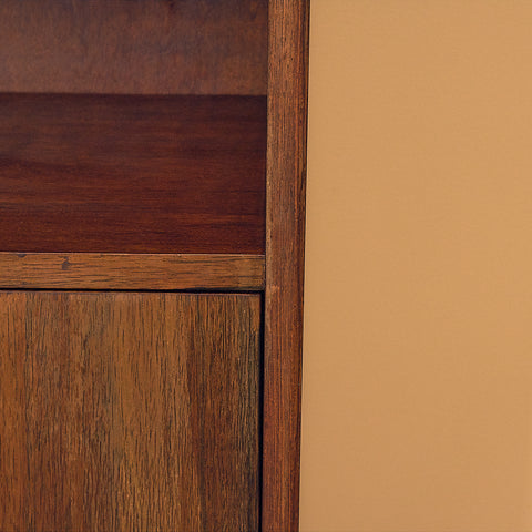 Danish Santos Rosewood Bookshelf with Drop-Front Desk