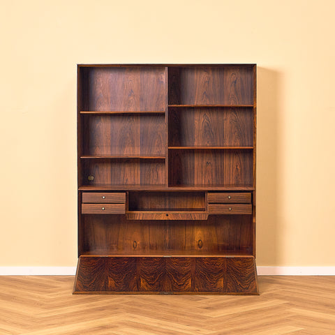 Danish Santos Rosewood Secretary Bookshelf