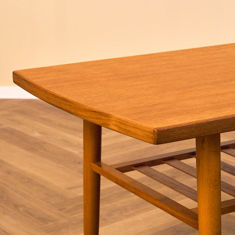 Swedish coffee table in teak