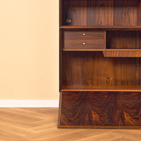 Danish Santos Rosewood Secretary Bookshelf