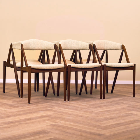 Danish dining chairs model 31 by Kai Kristiansen