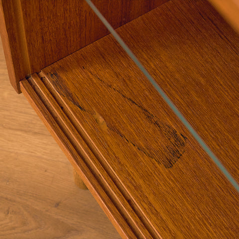 Swedish bookshelf in teak