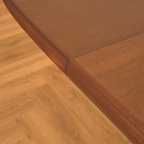 Danish dining table in mahogany by Skovby