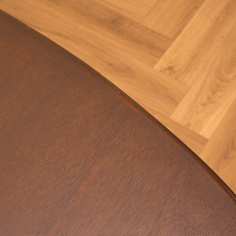 Danish dining table in mahogany by Skovby