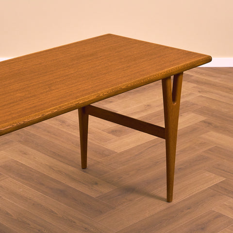 Swedish coffee table in teak & beech