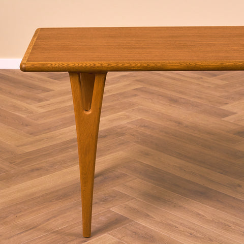 Swedish coffee table in teak & beech