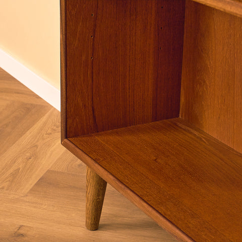 Swedish bookshelf in teak