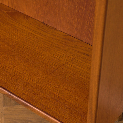 Swedish bookshelf in teak