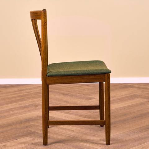 Swedish dining chairs in teak