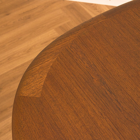 Danish oval dining table in teak by Svend Aage Madsen for Elsteds Møbelfabrik