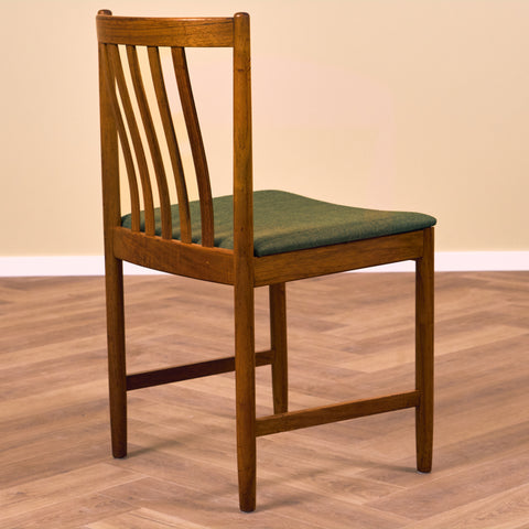 Swedish dining chairs in teak