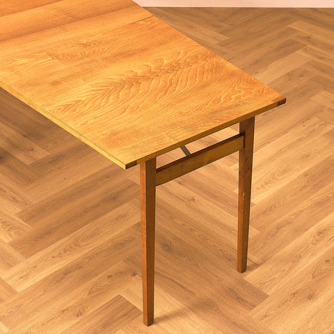 Extandable swedish coffee table in teak & beech