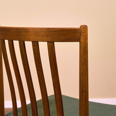 Swedish dining chairs in teak