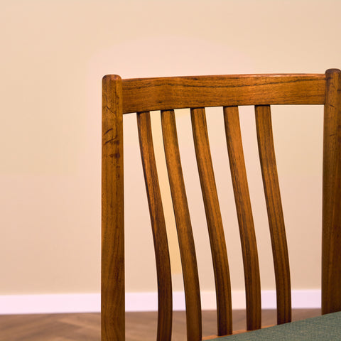 Swedish dining chairs in teak