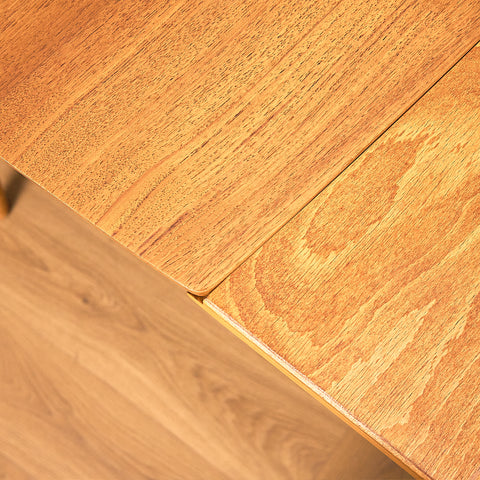 Extandable swedish coffee table in teak & beech