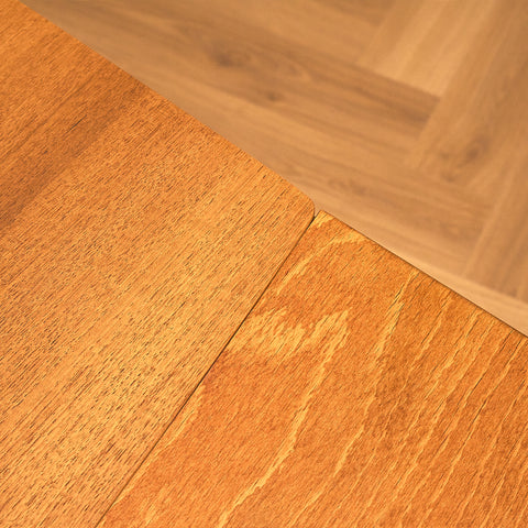 Extandable swedish coffee table in teak & beech