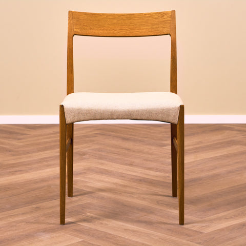 Swedish dining chairs in oak