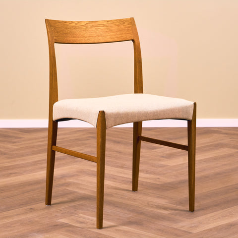 Swedish dining chairs in oak