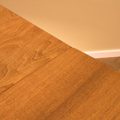 Extandable swedish coffee table in teak & beech