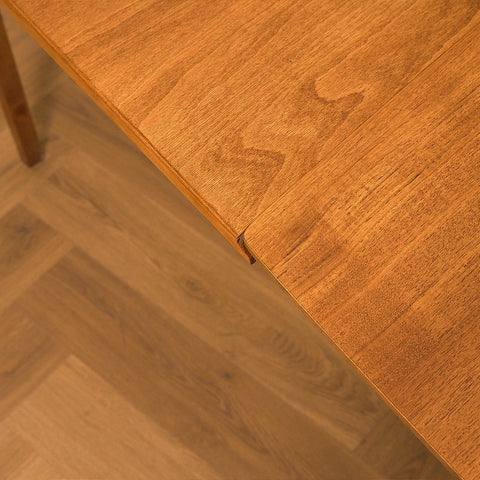Extandable swedish coffee table in teak & beech