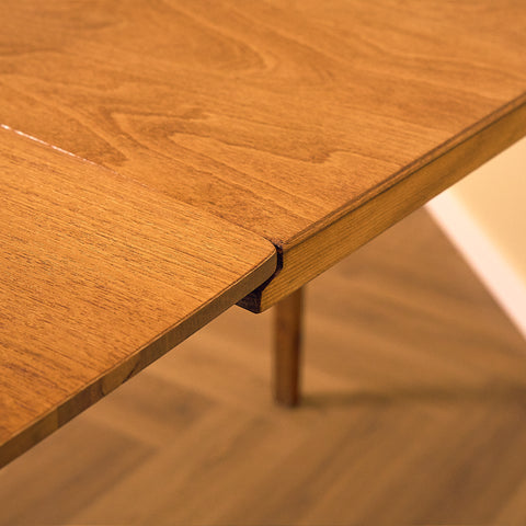 Extandable swedish coffee table in teak & beech