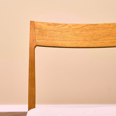 Swedish dining chairs in oak