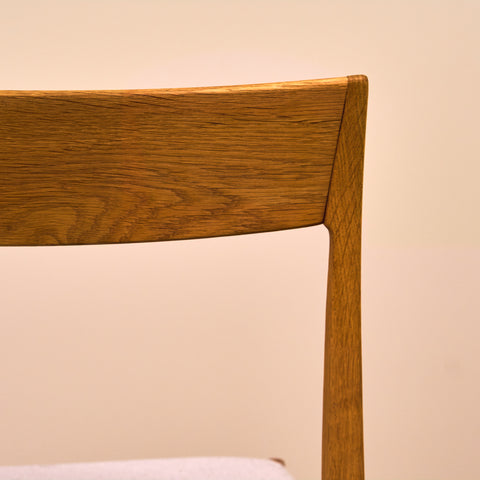 Swedish dining chairs in oak