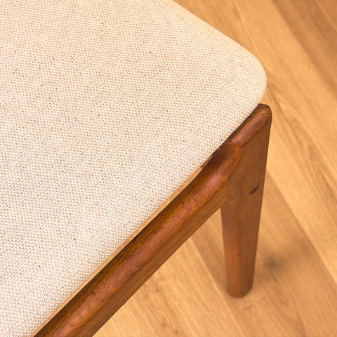 Danish dining chairs in teak by Erik Buch for Findahls Møbelfabrik