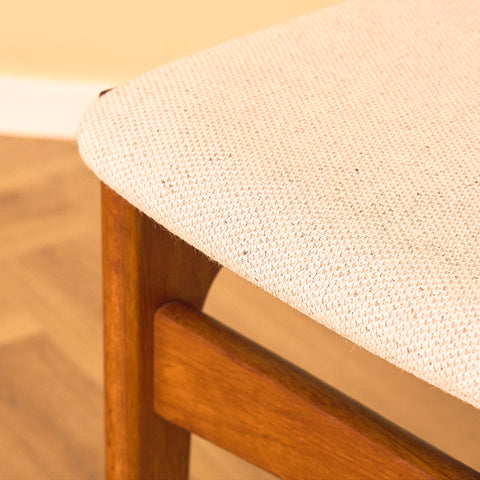 Danish dining chairs in teak by Erik Buch for Findahls Møbelfabrik