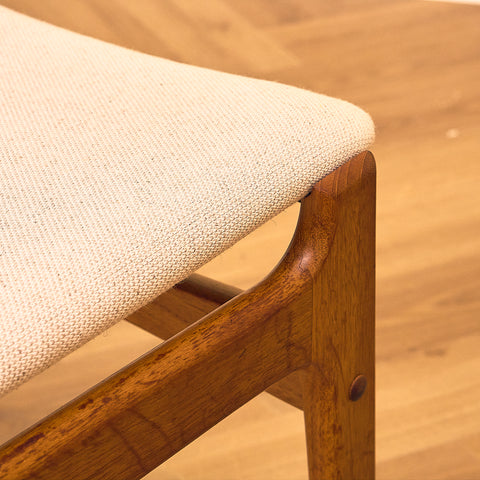 Danish dining chairs in teak by Erik Buch for Findahls Møbelfabrik