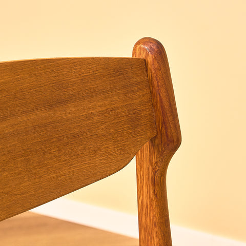 Danish dining chairs in teak by Erik Buch for Findahls Møbelfabrik