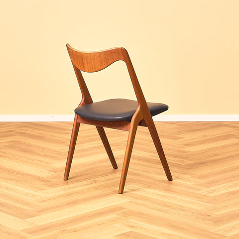 Swedish dining chairs in teak by Albin Johansson & Söner, Hyssna