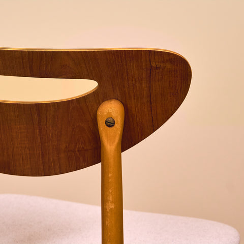 Swedish dining chairs in teak & beech by Nässjö Stolfabrik