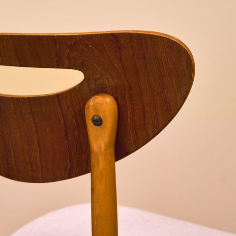 Swedish dining chairs in teak & beech by Nässjö Stolfabrik