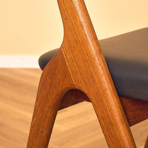 Swedish dining chairs in teak by Albin Johansson & Söner, Hyssna