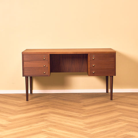 Danish writing desk in teak by Severin Hansen for Haslev Møbelfabrik