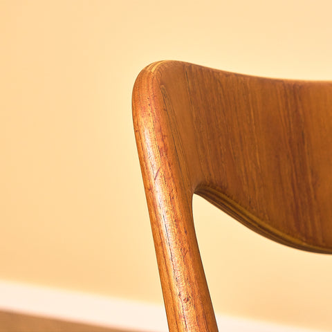 Swedish dining chairs in teak by Albin Johansson & Söner, Hyssna