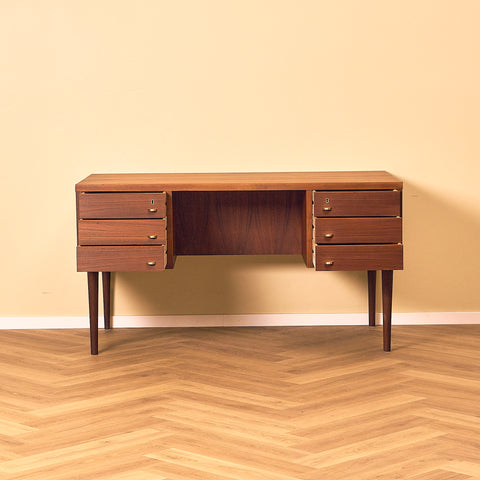 Danish writing desk in teak by Severin Hansen for Haslev Møbelfabrik