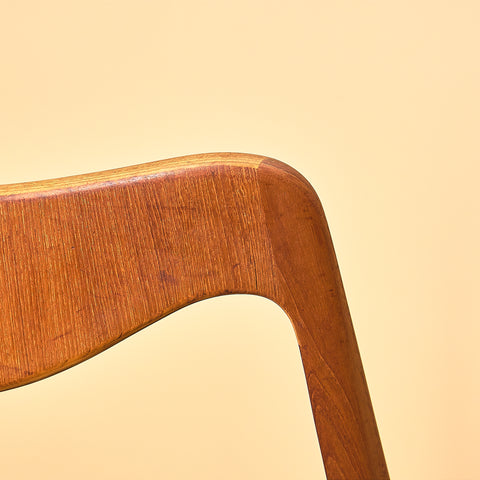 Swedish dining chairs in teak by Albin Johansson & Söner, Hyssna