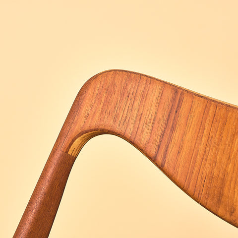 Swedish dining chairs in teak by Albin Johansson & Söner, Hyssna