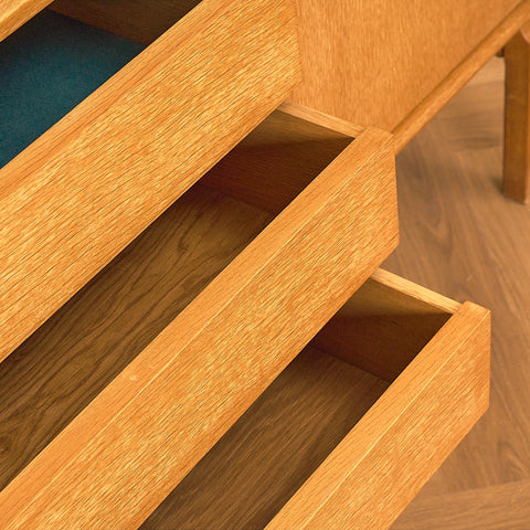 Marian Grabinski Oak Sideboard with Drawers, IKEA MTP