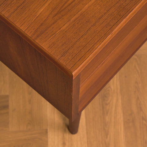 Danish writing desk in teak by Severin Hansen for Haslev Møbelfabrik