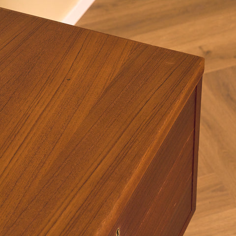 Danish writing desk in teak by Severin Hansen for Haslev Møbelfabrik
