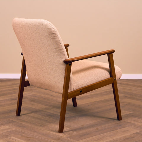 Swedish armchair in beech by IKEA