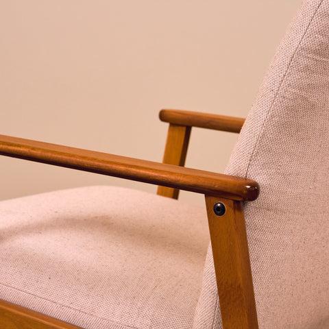 Swedish armchair in beech by IKEA