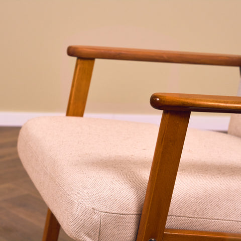 Swedish armchair in beech by IKEA