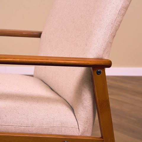 Swedish armchair in beech by IKEA