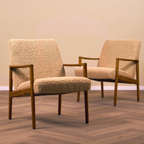 Swedish armchairs in oak