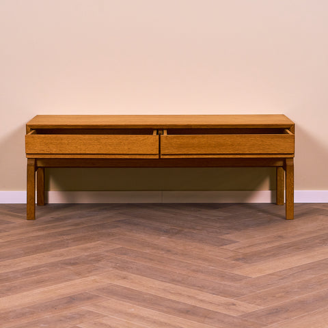 Swedish sideboard / TV-bench in oak by Marian Grabinski for IKEA, model 'MTP'