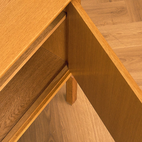 IKEA MTP Two-Door Oak Sideboard by Marian Grabinski